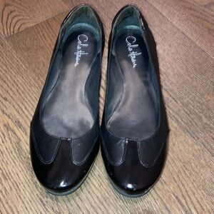 Cole Haan black shoes. Nike Air soles.